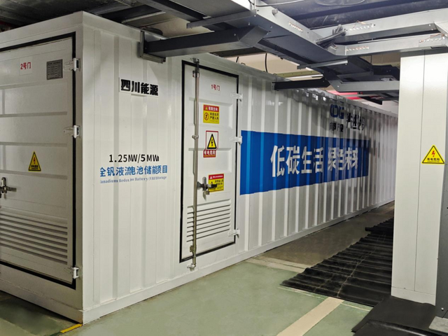 1.25MW/5MWh VRFB Underground Energy Storage | Lithium-Ion Prohibited Solution